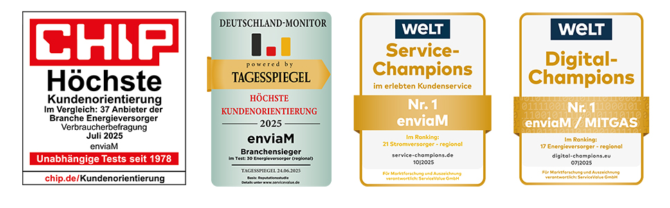 Siegel-enviaM-11-2025 Servicesiegel von enviaM